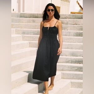 Ciao Lucia Gabriela Dress Black Cotton S